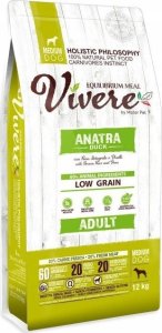 Vivere Dog Medium Adult Duck 3kg 1