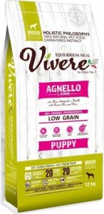 Vivere Dog Medium Puppy Lamb 12kg 1