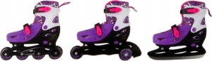 Rolki ŁyżwoRolki regulowane 3w1 Rolki Wrotki Łyżwy 30-33 7
