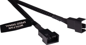Alphacool Alphacool Lüfterkabel 4-Pin auf 4-Pin Verlängerung 30cm - schwarz 2
