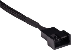 Alphacool Alphacool Lüfterkabel 4-Pin auf 4-Pin Verlängerung 60cm - schwarz 2