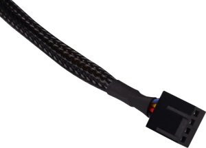 Alphacool Alphacool Lüfterkabel 4-Pin auf 4-Pin Verlängerung 60cm - schwarz 3