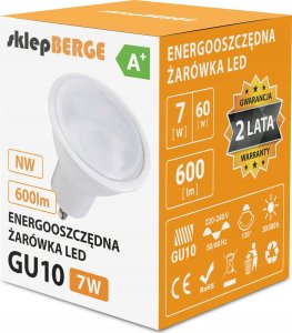 Kanlux Żarówka Led Gu10 7W 630Lm 4000K Barwa Neutralna Ep0131 Ecoplanet 1