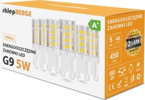 V-TAC Żarówka Led G9 5W 450Lm 3000K Barwa Neutralna 20263 Ecoplanet 1