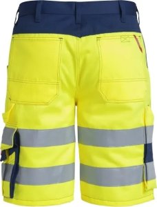Memorysolution F.ENGEL 6501-770 EN 20471 Shorts Str.: 80 Farve: Gul/Marine 2