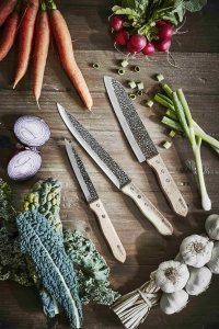 Dekodonia Knivset By Bercato - 25,5cm, 30,5cm, 32,5cm - Rostfritt stål, Acaciaträ 2