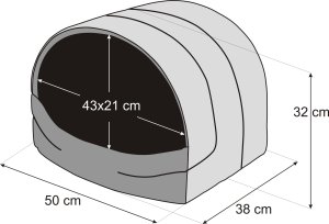 Hobbydog R2 BUDA SUFLERA POPIEL EKOLEN 5