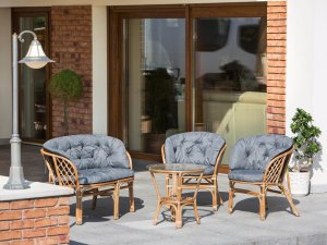 Hobbygarden Zestaw Poduszek Amanda Prestiż 2+1- Granat 2