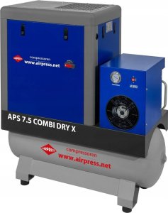 Sprężarka Airpress KOMPRESOR ÅRUBOWY APS 7.5 COMBI DRY X 2