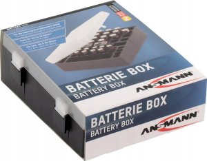 Ansmann ANSMANN 1900-0041 Storage box for up to 24x Mignon AA, 16x Micro AAA and 4x 9V E-Block 12