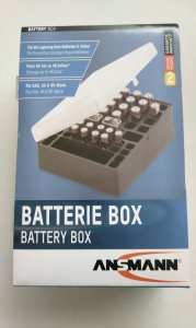 Ansmann ANSMANN 1900-0041 Storage box for up to 24x Mignon AA, 16x Micro AAA and 4x 9V E-Block 2