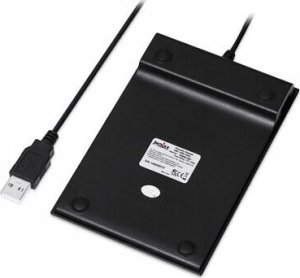 Klawiatura Perixx PERIPAD-202 H, USB number pad with 2-port hub, black 3