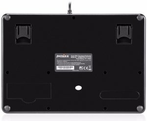 Klawiatura Perixx Perixx PERIBOARD-510 H PLUS UK, mini USB keyboard, touchpad, hub, black 5