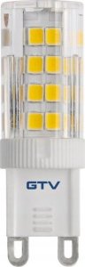 GTV Żarówka LED GTV LD-G9P5WE0-40 5W G9 SMD 2835 neutralna AC 230V kąt świecenia 360st. 400lm 4000K 1