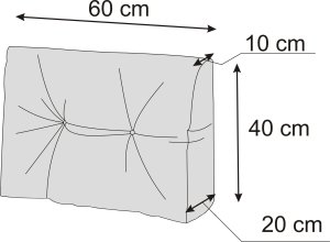 Hobbygarden KRŕTKIE OPARCIE LEO BR¤Z Z PASAMI 3