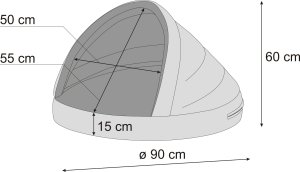 Hobbydog R2 BUDA JASKINIA SZARY INARI 6
