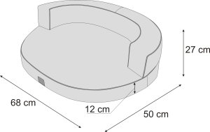 Hobbydog LEGOWISKO LOOP BRĄZOWY 5