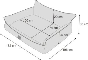 DOGGY XXXL LEGOWISKO JOKER PIK FANCY POPIELATY 6