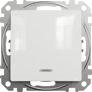 SCHNEIDERE Łącznik schodowy Schneider Sedna Design SDD111106L z podświetleniem biały Design & Elements 1