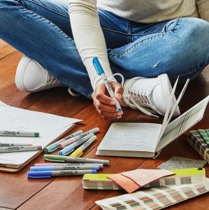 Sharpie Sharpie Faserschreiber Ultra Fine EF Schw/Blau/Rot/Grün 4er Blister 5