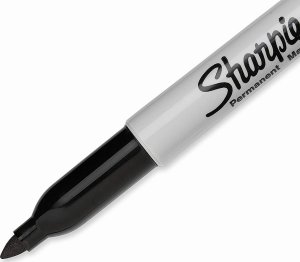 Sharpie Marker Cienka okrągła końcówka czarny 2 sztuki w blistrze 5