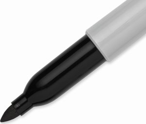 Sharpie Marker Cienka okrągła końcówka czarny 2 sztuki w blistrze 6
