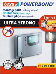 Tesa tesa Powerbond Podkładki montażowe Ultra Strong 9 St. 0,06m 20mm 4