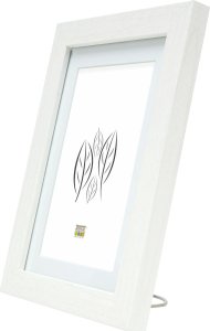 Ramka Deknudt S66KF1 P1 30x45 Wood white w. Passepartout 2