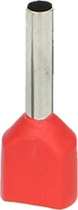 Orno Tulejka izolowana podwójna, przekrój maksymalny 1mm?, długość  miedzianej tulejki 10mm, 100 sztuk. 2