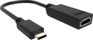 Adapter AV Vision VISION Professional installationstauglicher Adapter USB-C zu HDMI - 30 JAHRE GARANTIE - Lasst sich an USB-C anschliessen und hat eine normal grosse HDMI-Buchse - Maximale Auflosung 4K bei 30 Hz - USB-C 3.1 (M) zu HDMI (F) - Treiber in de 6
