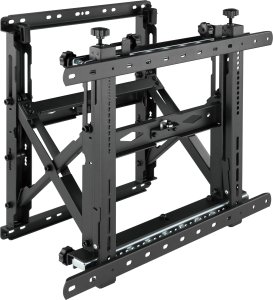 Vision VISION Premium Videowandhalterung - 30 JAHRE GARANTIE - geeignet fur 45-70-Zoll-Bildschirme mit VESA-Grossen bis zu 600 x 400 - Ausstellfunktion fur Zugriff auf Anschlussfeld - Schnellentriegelung - Stander fur einfachen Wartungszugang - problemlo 1