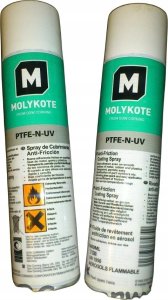 Molykote Molykote PTFE-N UV SPRAY 400ml Powłoka Przeciwtarciowa 2
