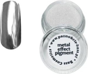 Bass Cosmetics Pigment metaliczny / chrom - 05 - srebrny - efekt lustra / Bass Cosmetics 1