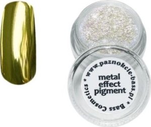 Bass Cosmetics Pigment metaliczny / chrom - 04 - złoty - efekt lustra / Bass Cosmetics 1