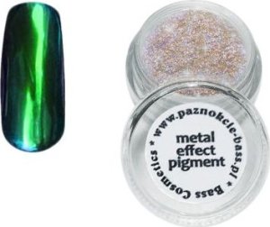 Bass Cosmetics Pigment metaliczny / chrom - 07 - zielony - efekt lustra / Bass Cosmetics 1