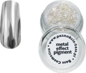 Bass Cosmetics Pigment metaliczny / chrom - 06 - srebrny 2 - efekt lustra / Bass Cosmetics 1