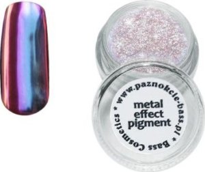 Bass Cosmetics Pigment metaliczny / chrom - 03 - różowy z niebieskim - efekt lustra / Bass Cosmetics 1