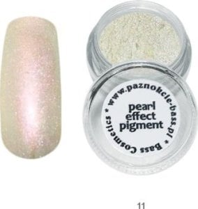 Bass Cosmetics Pigment perłowy 7 ml efekt syrenki pył srebrny opalizujący / Bass Cosmetics 1