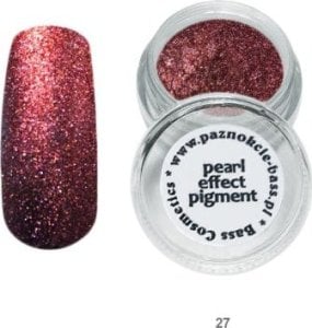 Bass Cosmetics Pigment perłowy 7 ml pył ciemnoczerwony / Bass Cosmetics 1