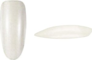 Bass Cosmetics Tipsy Oval migdały naturalne mleczne z bardzo głęboką kieszonką 50 szt. #6 / Bass Cosmetics 1