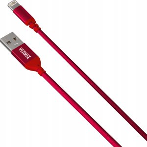 Kabel USB Yenkee YCU 611 RD USB / lightning 1m 3