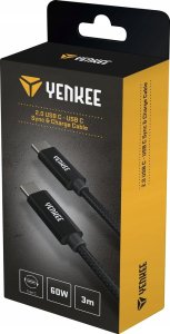 Kabel USB Yenkee YCU C103 BK Kabel USB C-C 2.0/ 3m YENKEE 4