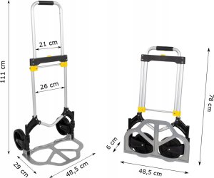 Gotel O5D WÓZEK TRANSPORTOWY MAGAZYNOWY 90 KG 4