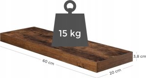 Leobert Półka 60cm - LWS26BX 11