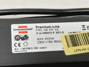 Brennenstuhl Brennenstuhl Steckdoseneiste  Premium-Line 8x sw/grau 3m 12