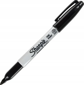 Sharpie Sharpie Marker Rundspitze fein 12 Stück schwarz Blister 2