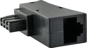 Schwaiger Adapter TAE-F Steck.RJ45 gniazdo 3