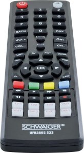 Pilot RTV Schwaiger Schwaiger Universalfernbed.  8 in 1 vorprammiert schwarz 4
