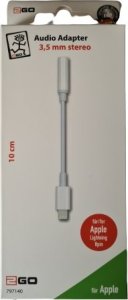 2GO Audio-Adapter Stereo Lightning 20cm biały 3
