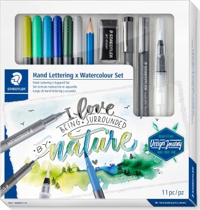 Staedtler STAEDTLER "Design Journey" Handlettering x Aquarell Set 1